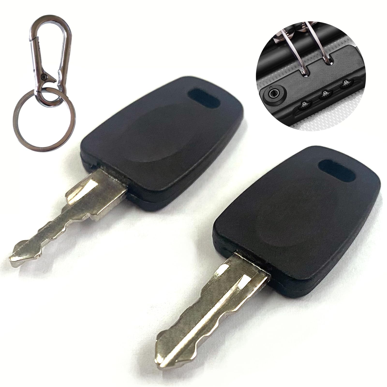 Photo 1 of 2 Keys Compatible with 007 002 Master Luggage,Luggage Suitcase Password Locks Key
