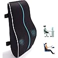 Lumbar Support Pillow for Office Chair Back Support Pillow for Car, Computer, Gaming Chair, Recliner Memory Foam Back Cushion