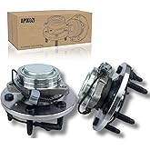 Pair 2WD Front Wheel Bearing and Hub Assembly fit forCadillac Escalade ESV/Escalade, for Chevy Tahoe/Silverado 1500/Avalanche/Suburban 1500, for GMC Yukon/Yukon XL/Sierra 1500 6 Lug w/ABS, 515097