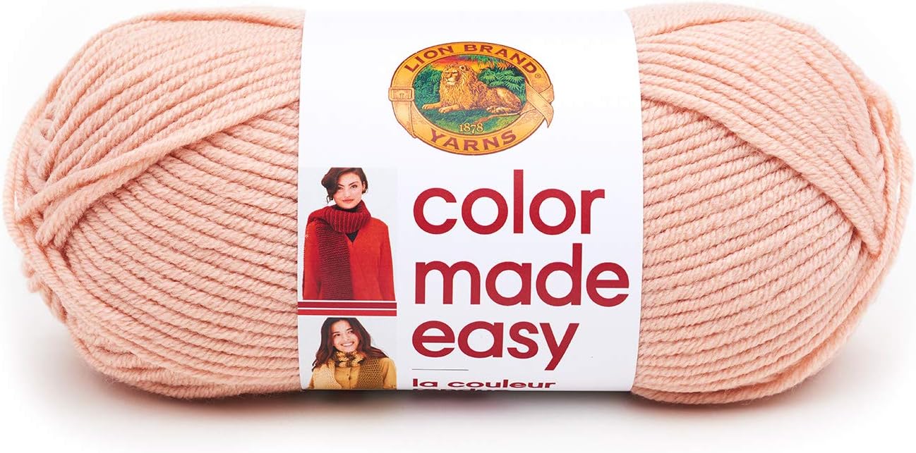 Lion Brand Yarn 195184 Color Made Easy Yarn, Millennial Office & School Supplies