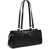 Dasein Women's Soft Vegan Leather Hobo Bag, Shoulder Handbag Purse | with 3 Compartments and Multi Pockets, Perfect for Work, Office, Travel, Shopping and Daily Use