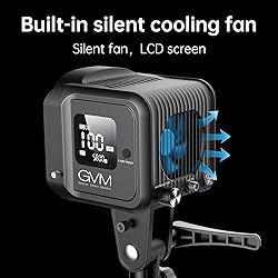 GVM SD80D 80W LED Video Light Kit with
