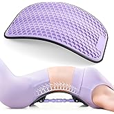 WOYKTER Back Stretcher for Lower Back Pain Relief | Wide Adjustable Honeycomb Lumbar Support Board | Soft Back Cracker Sciati