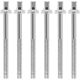 EASTROCK Drum Tension Rods Drum Screw 6 Pack M5X3 1/8 Inch | Percussion Replacement Accessory Drum Kit Screws (M5X80 mm)
