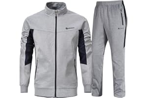 YSENTO Men's Tracksuits Outfits Set 2 Piece Jogging Suits Warm Up Sweatsuits Sweat Track Suits Sets