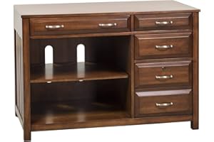 Liberty Furniture Industries Hampton Bay Computer Credenza, W44 x D22 x H31, Cherry
