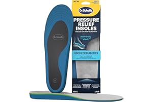 DR. SCHOLL'S Dr. Scholl’s Pressure Relief Insoles - The Only Proven Insole to Reduce Episodes of Nerve Pain, Neuropathy Pain Relief for Feet, Good for Diabetics, Reduces Foot Pressure, Shoe Inserts Men Size 8-14