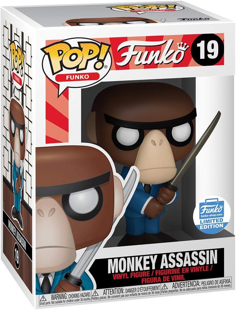 Funko Fantastik Plastik - Monkey Assassin Pop Limited Edition Vinyl Figurine #19, Black - Image 3