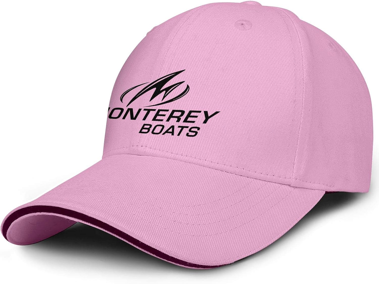 Men's Womens MontereyBoatsLogoBlack Cap Original Classic Fashion