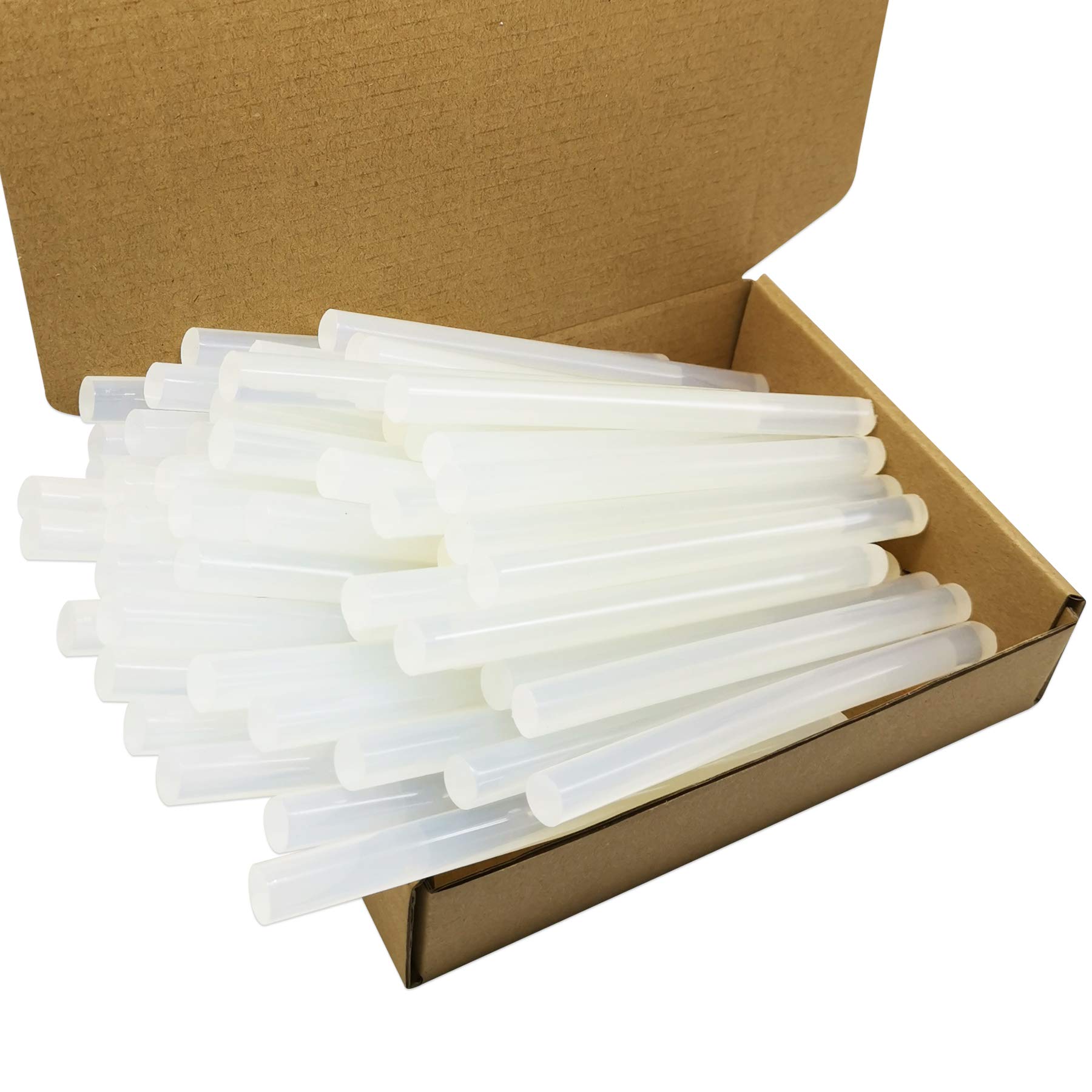 FZGUSYAF Hot Melt Glue Sticks 11x150mm Clear Adhesive for 11mm Hot Glue Gun - 40 Pack