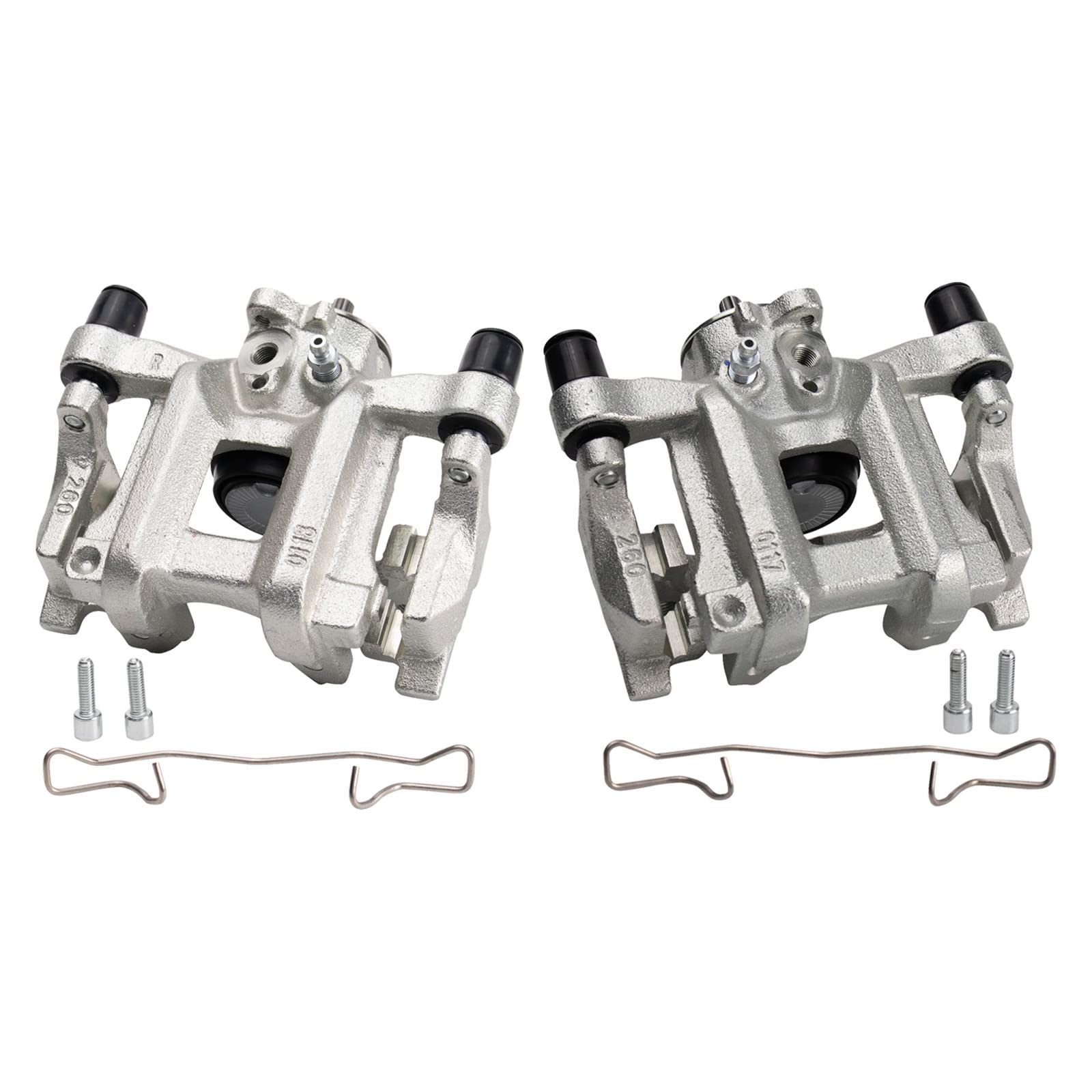 TRQ Rear Brake Caliper Set Compatible with 2016-2019 Honda Civic Image