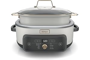 Ninja® PossibleCooker™ PRO Plus, 8.5-qt, Amazon Exclusive Bone & Champagne | 9-in-1 replace 16 tools, Slow Cook, Sear, Sauté,
