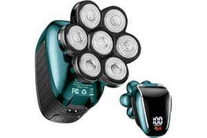 Wyklaus Head Shavers for Bald Men: 5-in-1 Electric Razor - Waterproof Wet Dry Shaving - Professional Grooming Kit for Balder - Rechargeable Head Shavers