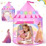 Dikence Princess Play Tent for Kids Girls 3-8 Indoor Outdoor Kids Castle
