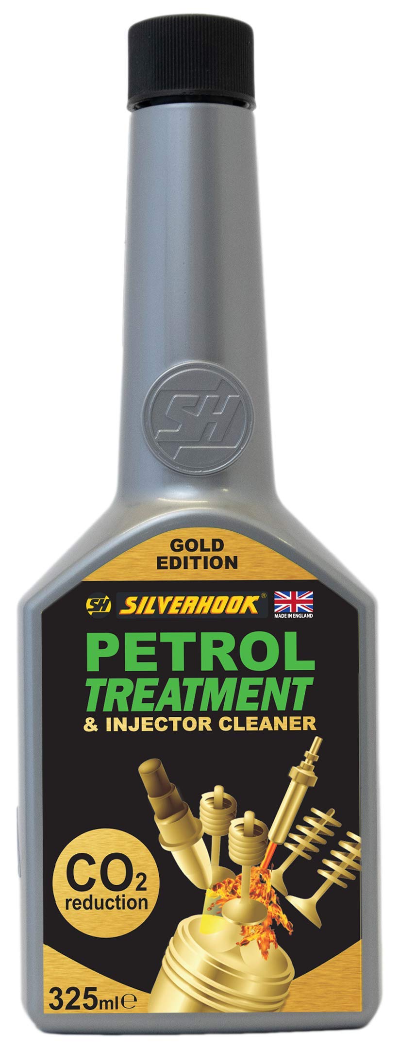 Silverhook SGA03 Petrol Treatment and Injector Cleaner 'Gold Edition' 325millilitres with Unsurpassed Engine Cleaning