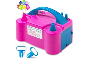 PY SUPER MODE Balloon Pump Electric,Portable Air Blower with Dual Nozzle Machine Inflator for Fast, (110V-120V 600W) Efficient and Easy Bulk Balloons Filling Different Occasions