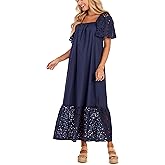Mud Pie Womens Mud Pie Women's Conny Eyelet Maxi Dress