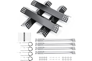 Hisencn Grill Parts for Kitchen Aid 720-0954, 720-0954GA, 720-0733, 720-0733A, 720-0745D, 730-0733, 730-0733A, 730-0954GA, Heat Tent and Grill Burner Replacement Parts for Kitchen Aid 4 Burner Grill