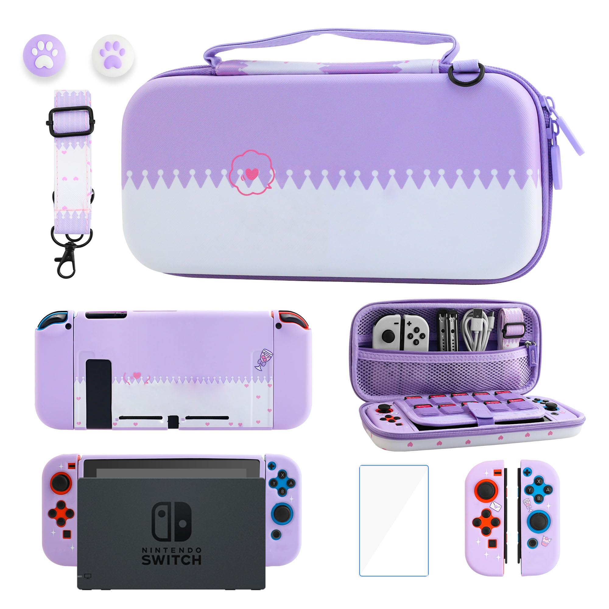 Nintendo Switch Oled Pink Switch Lite Carrying Case Cute Mua