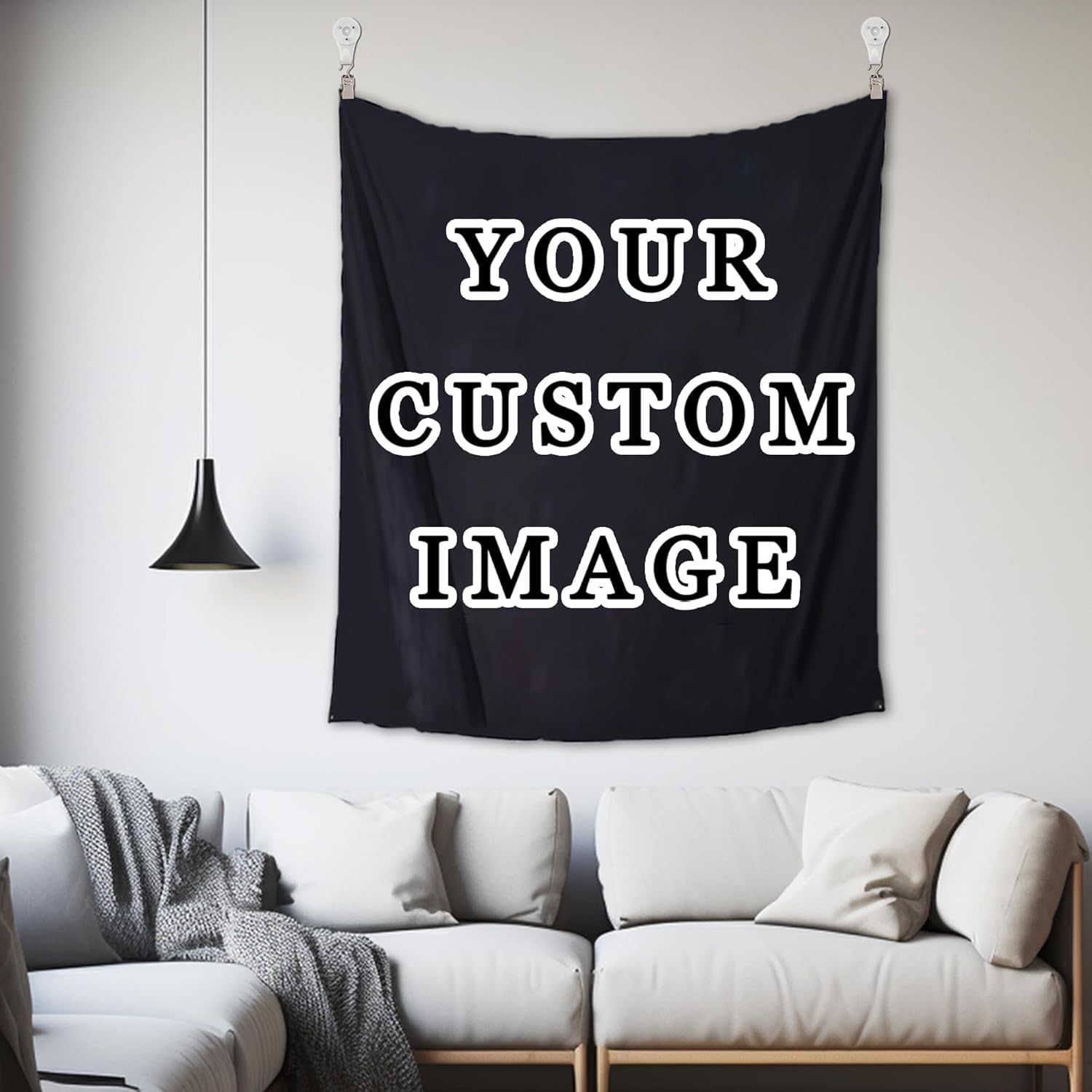 Tapestries - Custom Tapestry Upload Images Banners and Signs Customize For Bedroom ，personalized banner; create your own tapestry, vertical tapestry wall hanging, living room Aesthetic. Customize For Bedroom (29*37inch vertical)