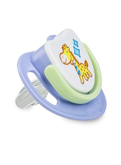 Pigeon Silicone Pacifier Step 3, Giraffe