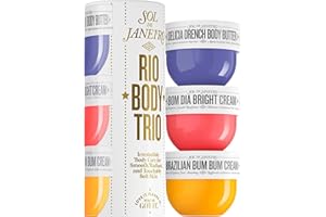 Sol de Janeiro Rio Trio Mini Vanilla Body Cream Trial Set | Travel Size Skincare | Gift Set | $48 Value