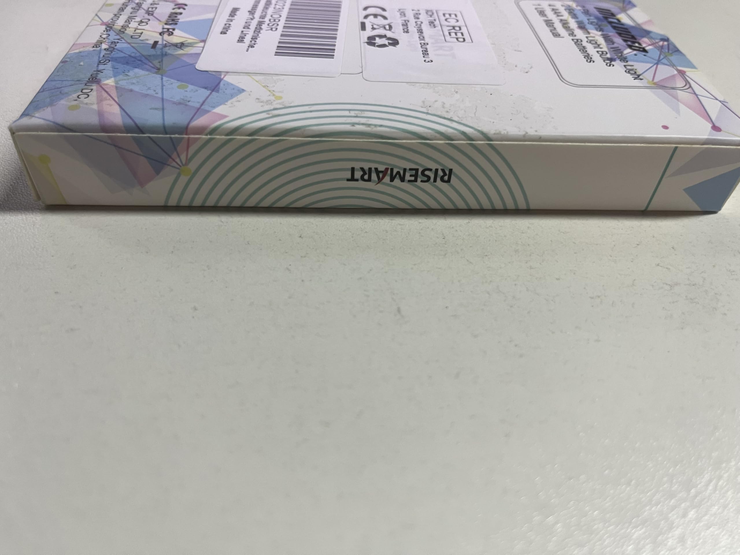 RISEMART Pen Light, Nurse Led Medical Penlight with Pupil Gauge for Nursing Students Doctors Black and Silver with Batteries