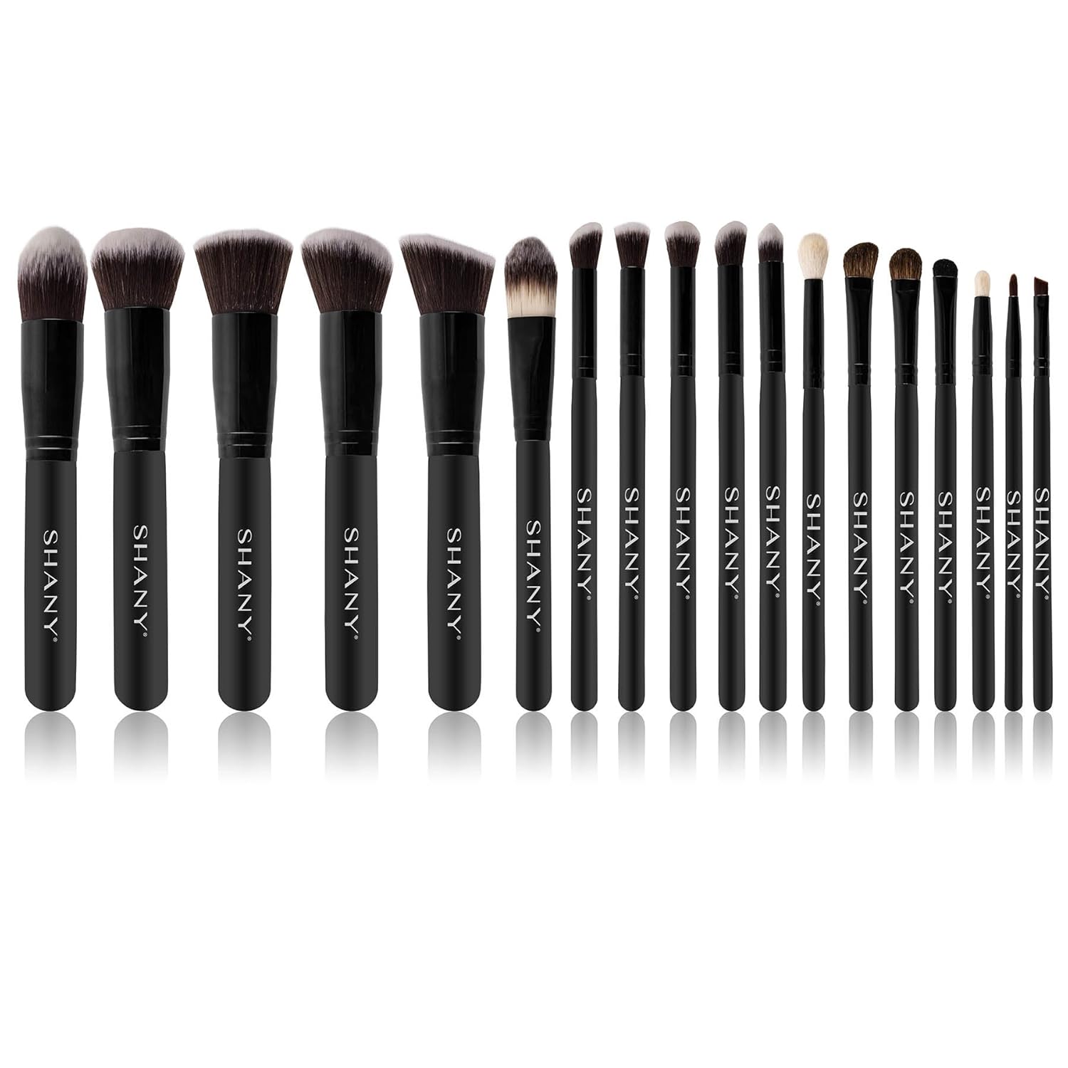 SHANY Artisan’s Easel – Elite Cosmetics Brush Collection, Complete Kabuki Makeup Brush Set with Standing Convertible Brush Holder, 18 pcs: SHANY: Beauty