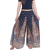 Lannaclothesdesign Palazzo Pants for Women Wide Leg Boho Harem Yoga Pants S M L XL Sizes