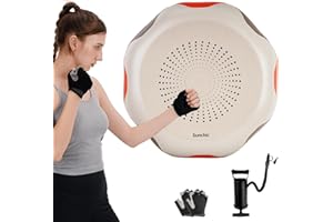 Punching Bags for Adults, 2026 Boxing Equipment with Boxing Gloves, Wall-Mounted Boxing Machine for Adults & Youth Boys and G