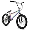 Cadre Cr-mo Robuste Alta 20 Freestyle Bmx Bicyclette Néon (Oil Slick