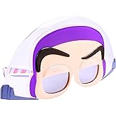 Sun-Staches Official Disney Toy Story Sunglasses | Woody, Buzz or Forky Costume Accessory Mask