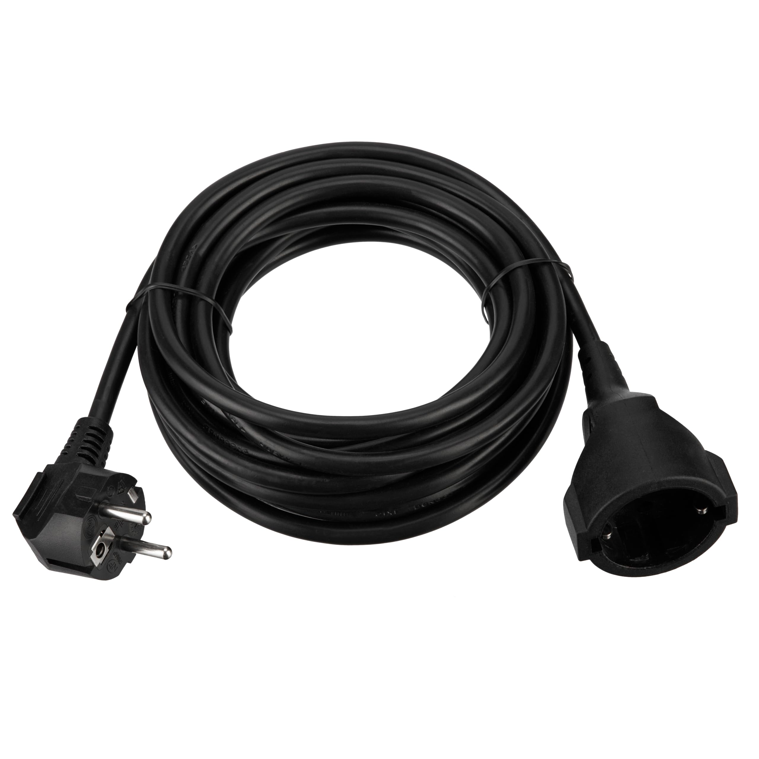 REV Verlängerungskabel - Verlängerung für den Innenbereich, 3680W, 5m, schwarz