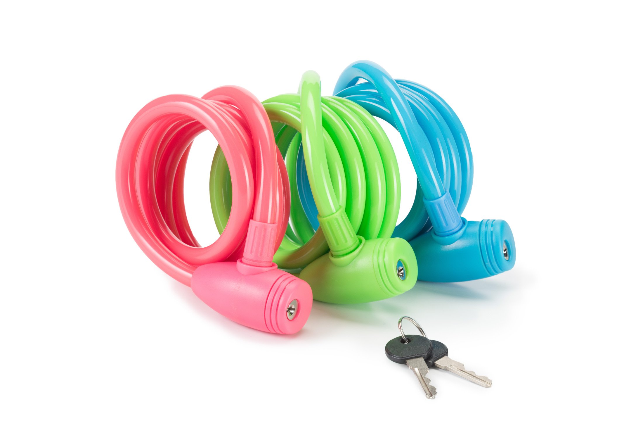 Cicli Bonin Unisex Adult Nfun Spiral Lock - Light Blue, One Size