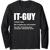 IT-Guy Tech-Support Sysadmin computer Long Sleeve T-Shirt