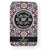 La Chatelaine Unisex, Men, Women Bar Soap| Natural and Organic |Triple Milled | Made in France | Large (Sandalwood)