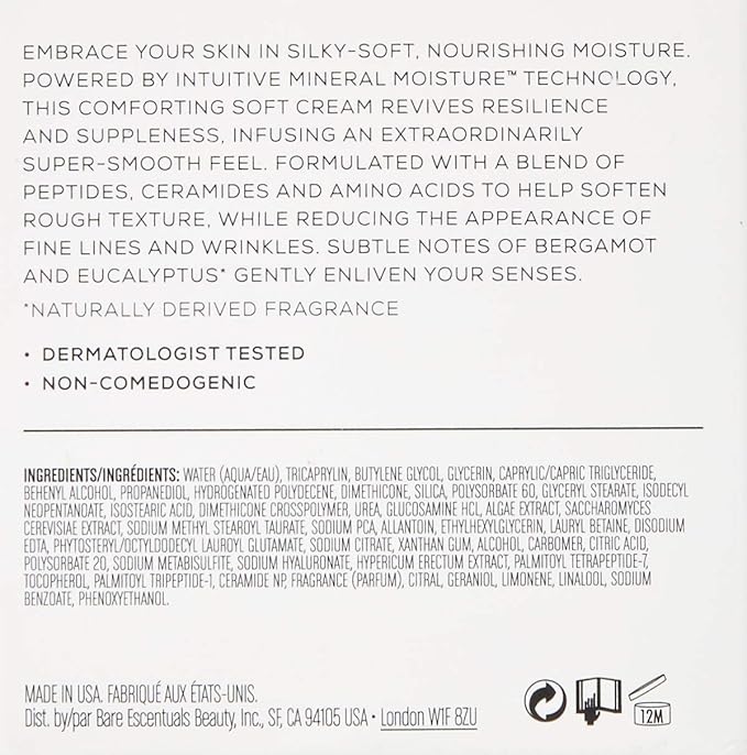 bare minerals essential moisturizing soft cream