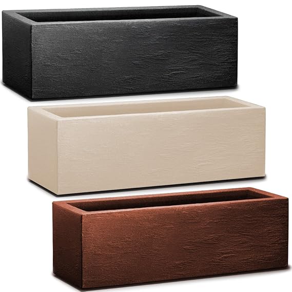 Blumentopf Blumenkasten Pflanzenkübel | 80x30x27cm | wetter- und