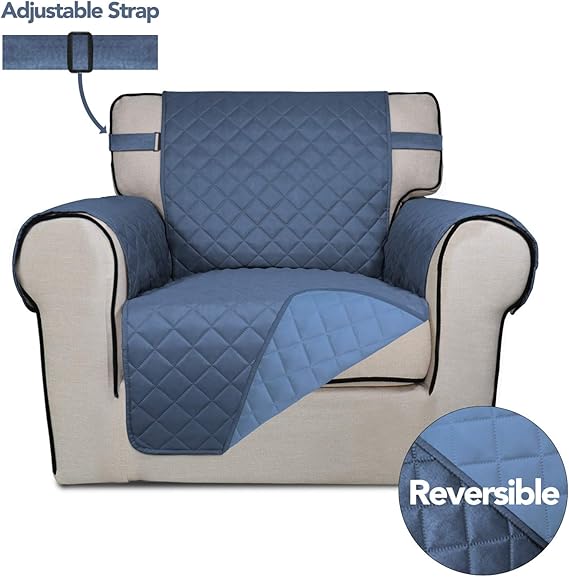 PureFit Reversible Quilted Sofa Cover, Spill, Water