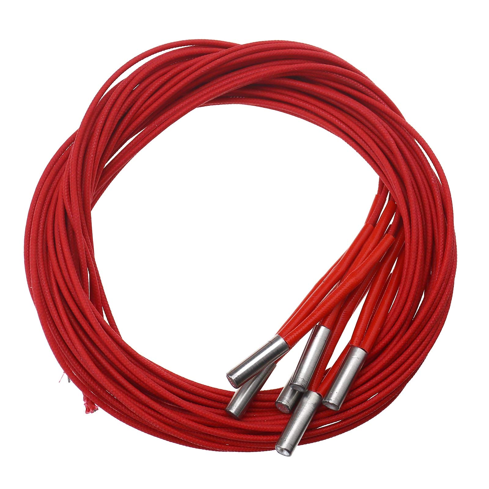 YINETTECH 6pcs 24V Voltage 40W Power 6x20mm Cartridge Heater with 1m Cable Single-head Heating Tube For 3D Printer