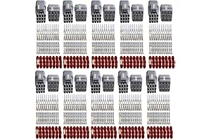 10Kit 12 Pin Way Waterproof Electrical Connector Plug with Nylon Housing Terminal Sockets Male Female for Car Auto, Suit for 18 Awg to14 Awg Cable, Lsgoodcare