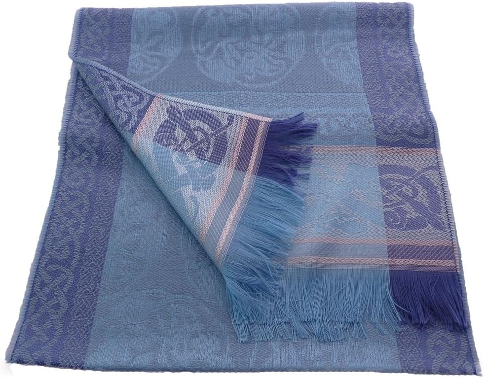 Jimmy Hourihan Celtic Scarf, Blue and Aqua