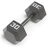 Marcy Hammertone Cast Iron Hex Dumbbell - 3 to 100 lbs. Sold Individually