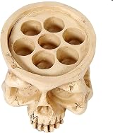 New Star Tattoo 7 Hole Skull Ink Cup Holder Stand Resin Permanent Makeup view 6