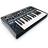 Novation Bass Station II Analog Monosynth | USB, 25 Full-Size Keys, Aftertouch, 2 Analog Oscillators + Sub-Oscillator, 2 Filters, Overdrive, Arpeggiator, Paraphonic Mode