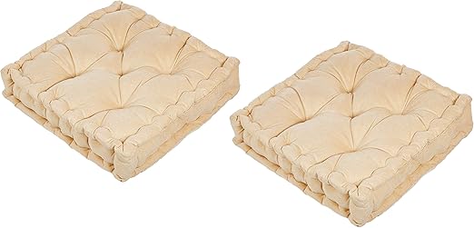 Amazon Com Redearth Velvet Square Floor Cushion Washable Chair