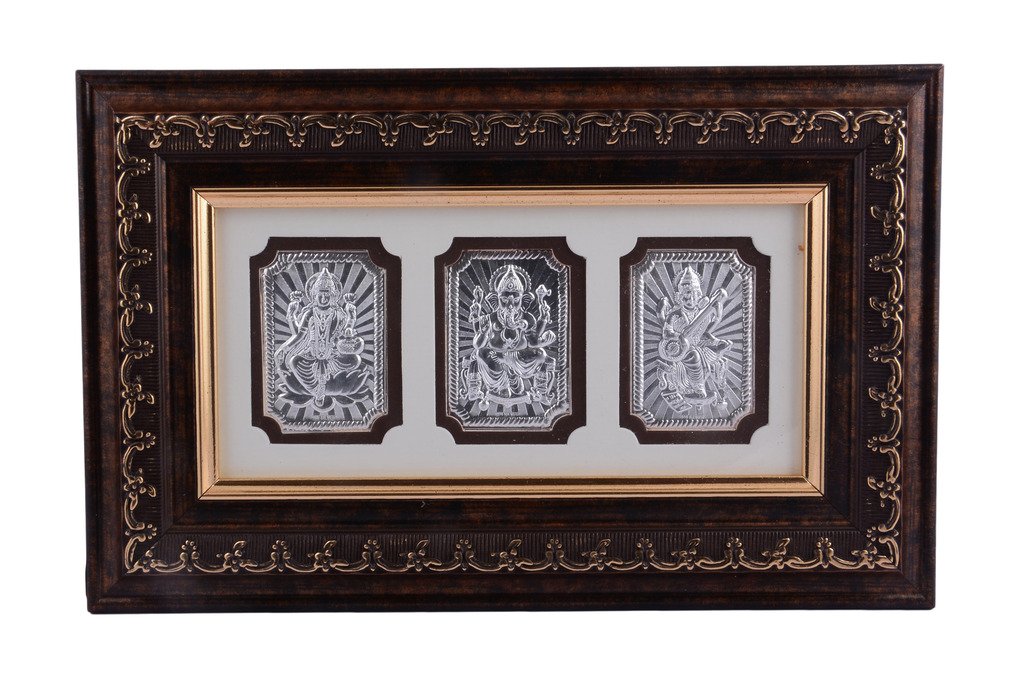 Siri Creations Silver Frame (15 x 26.4 x 16 cm, Silver)