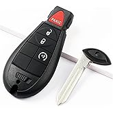 HelloAuto Key Fob FOBIK for 2013-2020 Dodge Ram 1500 2500 3500, Keyless Entry Remote Start Control Replacement Fits for Ram 1500 2500 3500 4 Button ( 56046955AA ,68105083)
