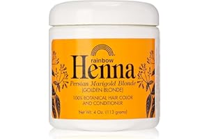 Rainbow Research Henna Hair Color and Conditioner, Persian Marigold Blonde/Golden Blonde, 4 Ounce
