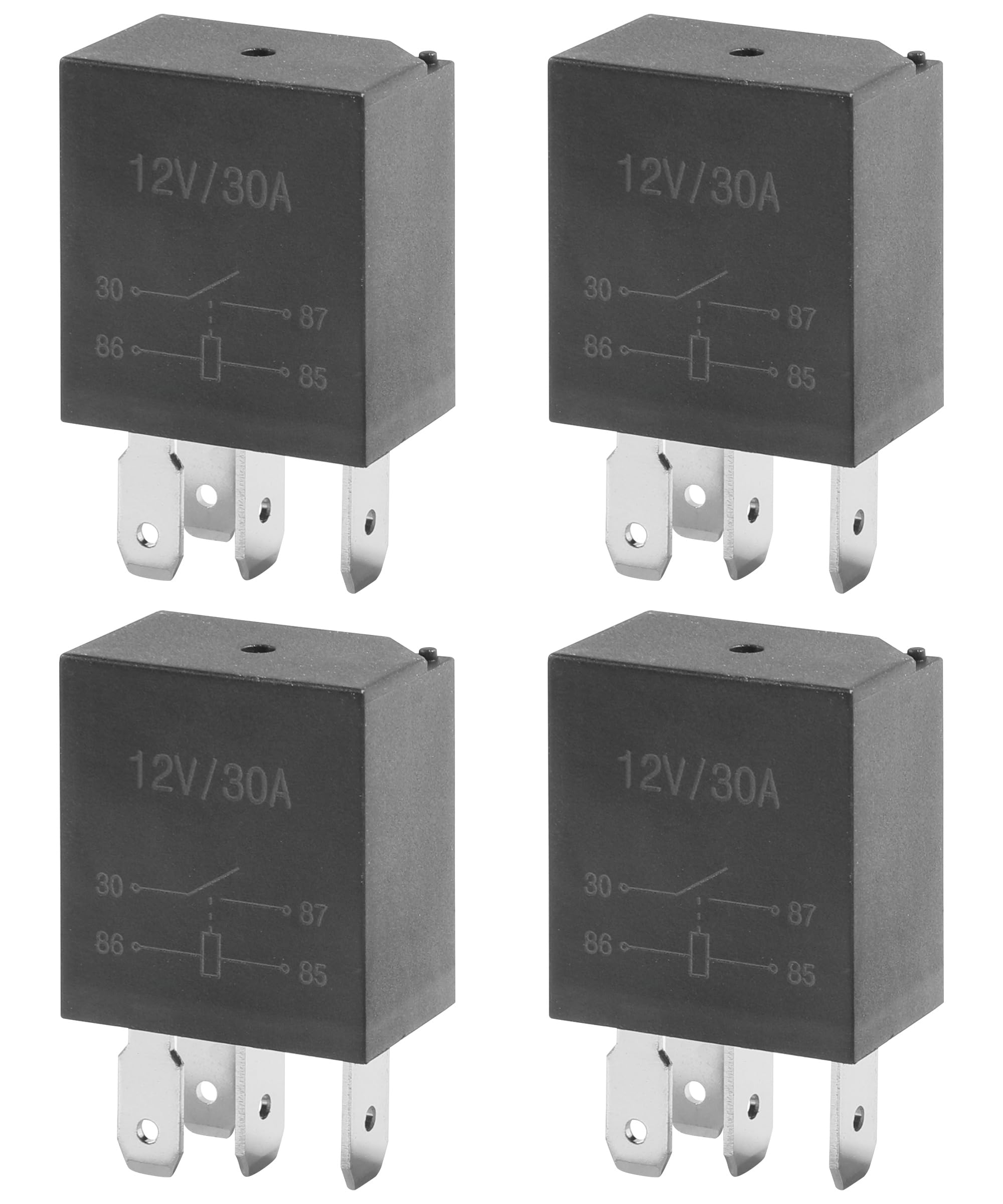 Photo 1 of AOCISKA 4 Packs 30A Starter Relay,4 Pin 12V,Multi-Purpose Automotive Relay,Automotive Replacement Accessories for Car Motor?4Pin